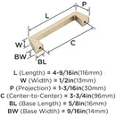 Blackrock 3-3/4 Inch Center to Center Handle Cabinet Pull - image 10