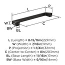Blackrock 8 Inch Center to Center Handle Cabinet Pull - image 3
