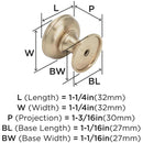 Revitalize 1-1/4 Inch Mushroom Cabinet Knob - image 10