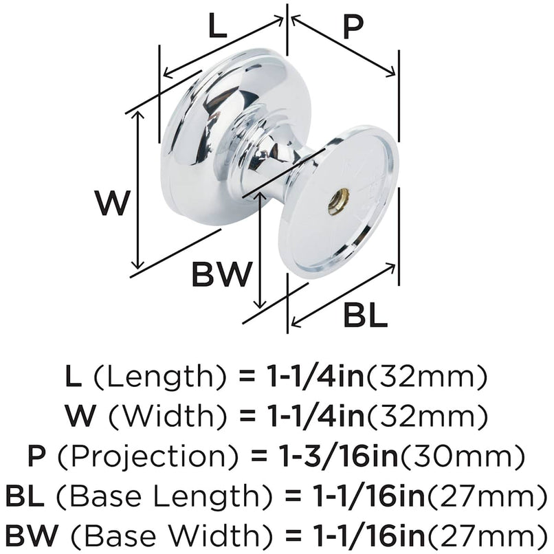 Revitalize 1-1/4 Inch Mushroom Cabinet Knob - image 16