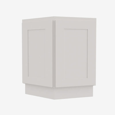 AW-AB24 24 Inch Base Angle Base Cabinets Cabinet | Ice White Shaker - image 1