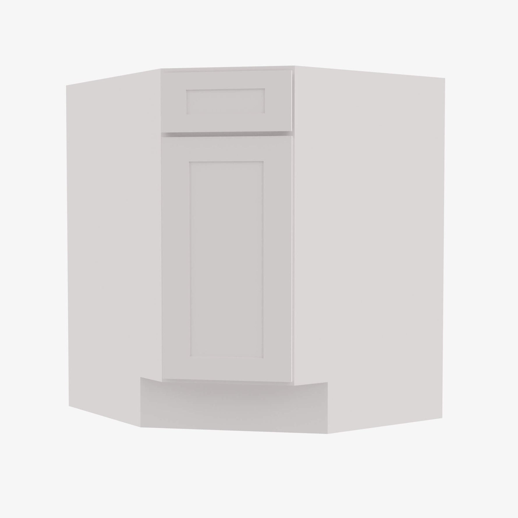 Forevermark Cabinetry AZ-BDCF36 Single Door Cabinets 36 Inch Base Diagonal Corner Sink & Cabinets Cabinet | Forevermark Champagne Maple Shaker - image 1