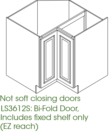 Lazy Susan Cabinets Base Corner Cabinet | AX-LS3612S - image 5