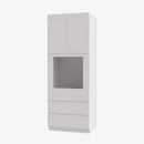 AW-OC3384B Double Door 33 Inch Tall Oven Cabinet | Ice White Shaker - image 1