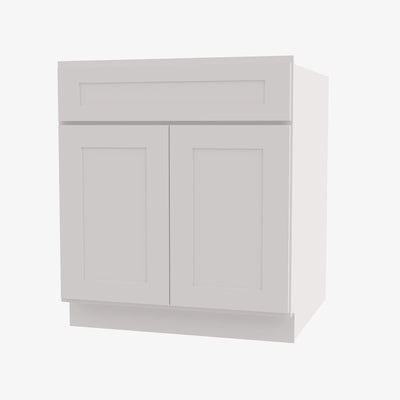 AW-S3621B-34-1/2 Double Door 36 Inch Sink Base Vanity with Drawers | Ice White Shaker - image 1