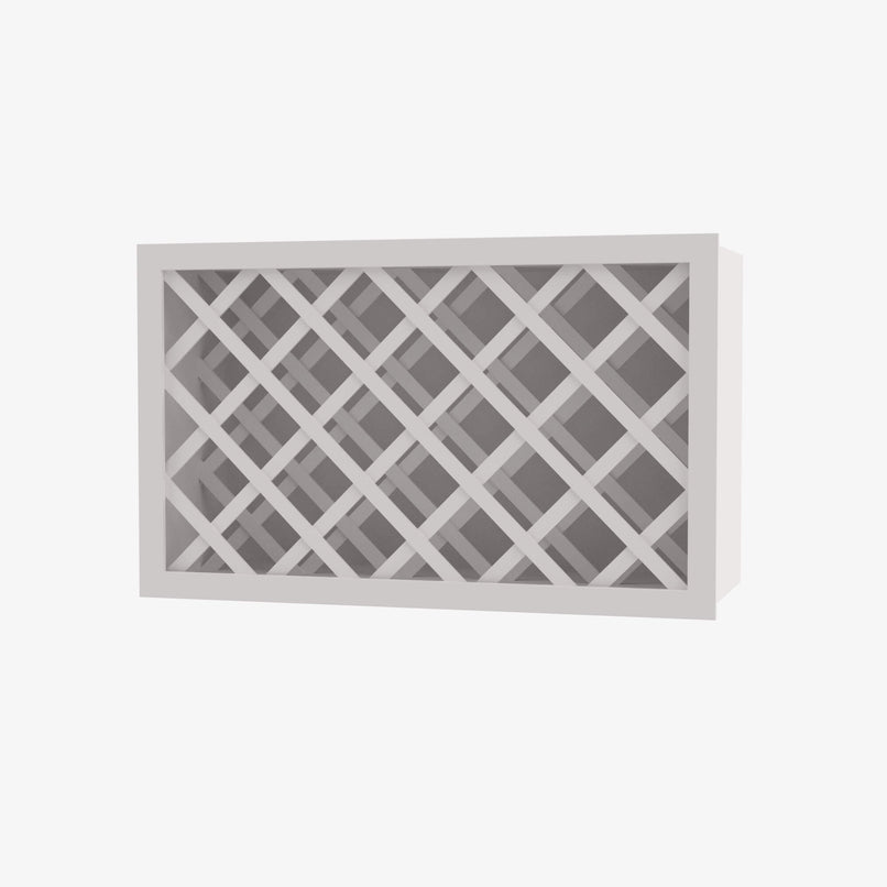 AW-W3018WR 30 Inch Wine Rack Cabinet | Ice White Shaker - image 1