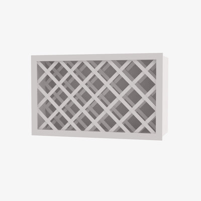 AW-W3018WR 30 Inch Wine Rack Cabinet | Ice White Shaker - image 1