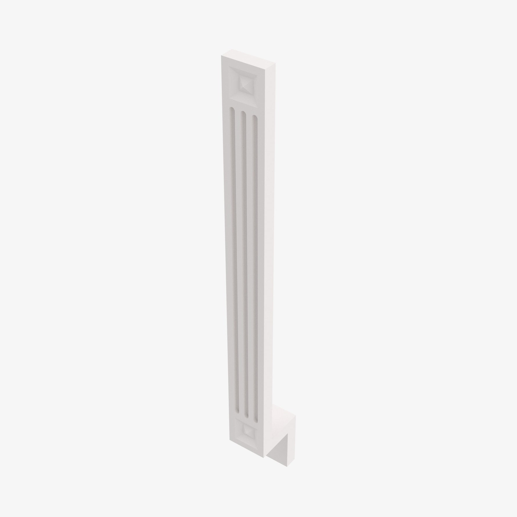 AZ-A6BF Fluted Decorative Base Filler | TSG Forevermark Champagne Maple Shaker - image 1