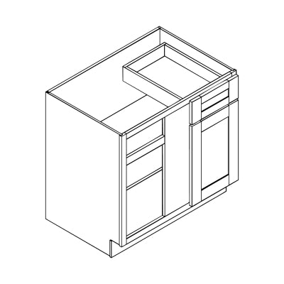 HAP-BBC36-42 36"W Corner & Blind Base Cabinet
