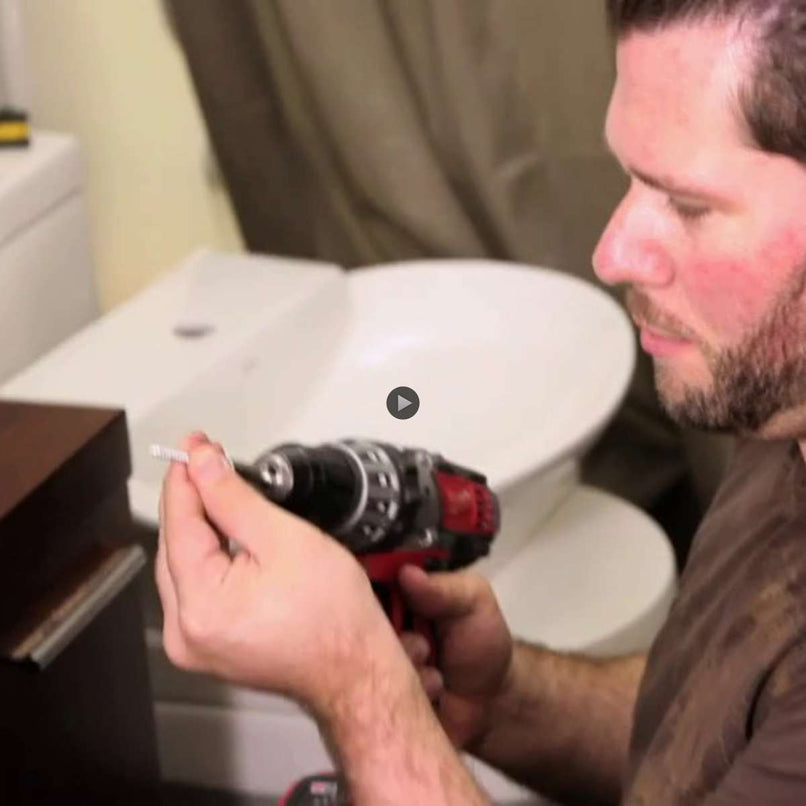 Ordinato 24" Wall Mounted Single Basin Vanity Set with Cabinet and Glass Vanity Top - image 5