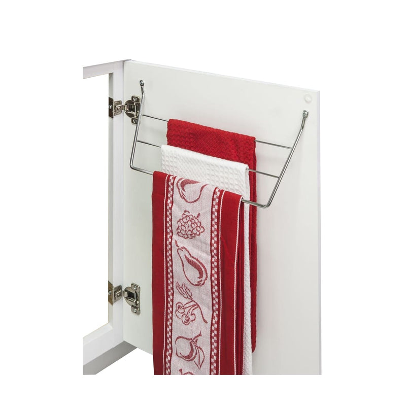 Door Mount 3 Tier Dish Towel Holder / Dish Cloth Rack / Kitchen Towel Hanger - image 2