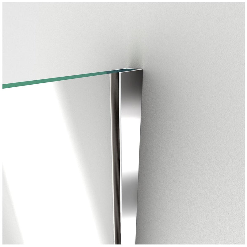 Unidoor-X 72" High x 53-1/2" Wide Hinged Frameless Shower Door with Clear Glass - image 7