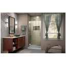 Unidoor-X 72" High x 31" Wide Hinged Frameless Shower Door with Clear Glass - image 9