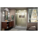 Unidoor-X 72" High x 48" Wide Hinged Frameless Shower Door with Clear Glass - image 9