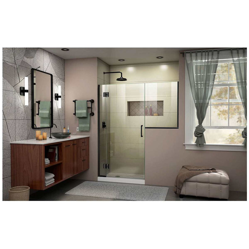 Unidoor-X 72" High x 58-1/2" Wide Hinged Frameless Shower Door with Clear Glass - image 16