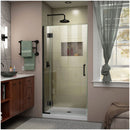 Unidoor-X 72" High x 34" Wide Hinged Frameless Shower Door with Clear Glass - image 1