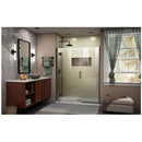 Unidoor-X 72" High x 58" Wide Hinged Frameless Shower Door with Clear Glass - image 16