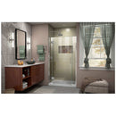 Unidoor-X 72" High x 43" Wide Hinged Frameless Shower Door with Clear Glass - image 9