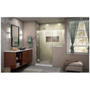 Unidoor-X 72" High x 72-1/2" Wide Hinged Frameless Shower Door with Clear Glass - image 9