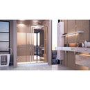 Unidoor Mira 72" High x 58-1/4" Wide Hinged Frameless Shower Door with Tempered Glass - image 6