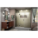 Unidoor-X 72" High x 61-1/2" Wide Hinged Frameless Shower Door with Clear Glass - image 13