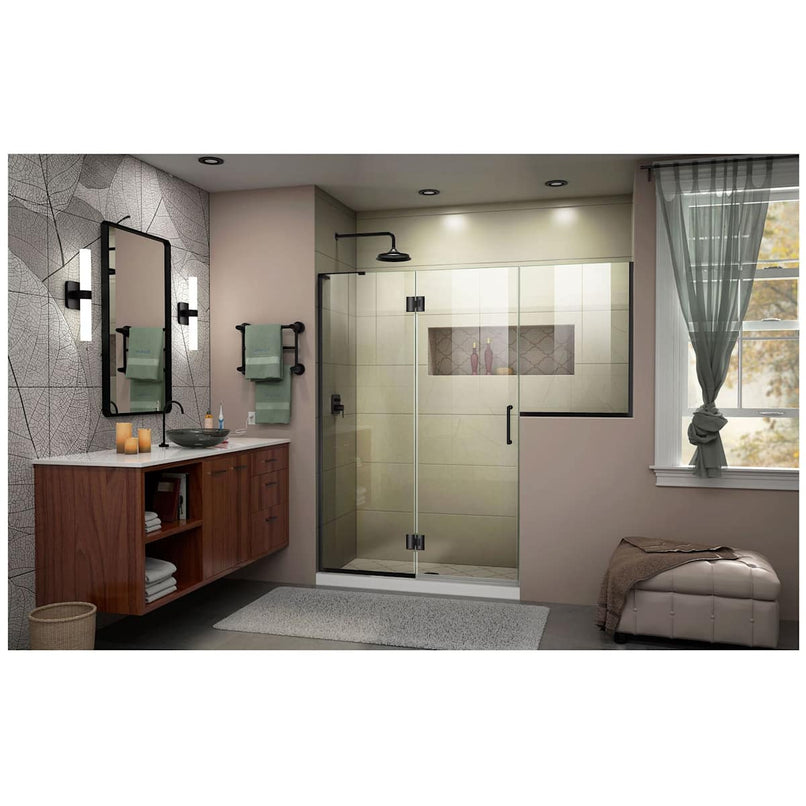 Unidoor-X 72" High x 72-1/2" Wide Hinged Frameless Shower Door with Clear Glass - image 15