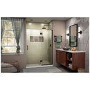 Unidoor-X 72" High x 48" Wide Hinged Frameless Shower Door with Clear Glass - image 10
