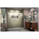 Unidoor-X 72" High x 66" Wide Hinged Frameless Shower Door with Clear Glass - image 10
