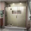 Unidoor-X 72" High x 67-1/2" Wide Hinged Frameless Shower Door with Clear Glass - image 1