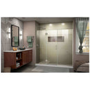 Unidoor-X 72" High x 67-1/2" Wide Hinged Frameless Shower Door with Clear Glass - image 3