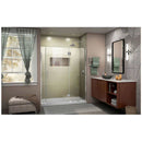 Unidoor-X 72" High x 60-1/2" Wide Hinged Frameless Shower Door with Clear Glass - image 8