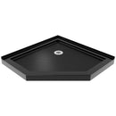 Prism 74-3/4" High x 38" Wide Frameless Neo-Angle Shower Module with Pivot Shower Door and Center Drain Base Kit - image 10