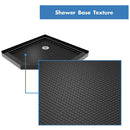 Prism 74-3/4" High x 40" Wide Frameless Neo-Angle Shower Module with Pivot Shower Door and Center Drain Base Kit - image 12