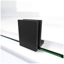 Prism Lux 42" x 42" x 74 3/4" H Frameless Hinged Shower Enclosure with SlimLine Shower Base Kit - image 5