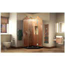 Prism Plus 72" High x 34" Wide x 36" Deep Hinged Frameless Shower Enclosure with Clear Glass - image 4