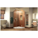Prism Plus 72" High x 34" Wide x 36" Deep Hinged Frameless Shower Enclosure with Clear Glass - image 7
