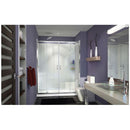 Visions 76-3/4" High x 60" Wide Sliding Framed Shower Enclosure with Clear Glass and 34" Deep x 60" Wide Shower Base with Left Drain - image 10