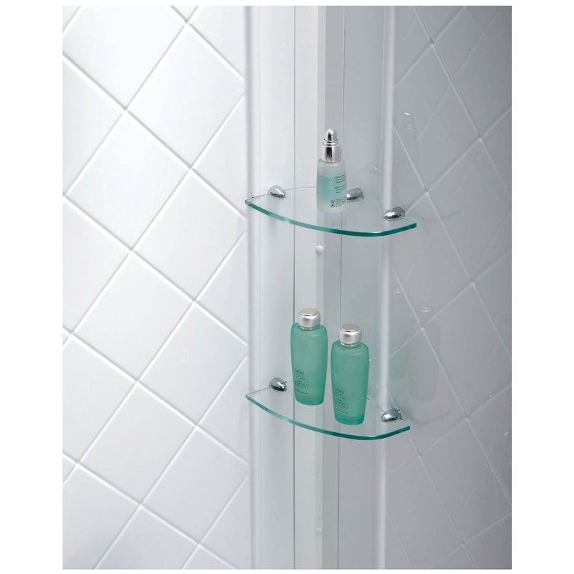 Visions 76-3/4" High x 60" Wide Sliding Framed Shower Enclosure with Clear Glass and 36" Deep x 60" Wide Shower Base with Right Drain - image 16