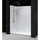 Infinity-Z 76-3/4" High x 60" Wide x 30" Deep Alcove Shower Module with Clear Sliding Shower Door, Left Drain Base, and Acrylic Backwall Kit - image 25
