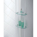 Infinity-Z 76-3/4" High x 60" Wide x 30" Deep Alcove Shower Module with Clear Sliding Shower Door, Right Drain Base, and Acrylic Backwall Kit - image 26