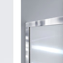 Infinity-Z 76-3/4" High x 60" Wide Sliding Framed Shower Door with Clear Glass and 30" Deep x 60" Wide Shower Base with Right Drain - image 4