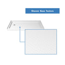 Infinity-Z 76-3/4" High x 60" Wide x 32" Deep Alcove Shower Module with Clear Sliding Shower Door, Left Drain Base, and Acrylic Backwall Kit - image 11