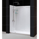 Infinity-Z 76-3/4" High x 60" Wide Sliding Framed Shower Door with Clear Glass and 32" Deep x 60" Wide Shower Base with Right Drain - image 11