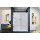 Infinity-Z 76-3/4" High x 60" Wide Sliding Framed Shower Enclosure with Frosted Glass and 34" Deep x 60" Wide Shower Base with Right Drain - image 16