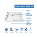 Cornerview 76-3/4" High x 36" Wide Corner Shower Module - image 24