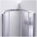 Prime 38" Wide x 76 3/4" High Semi-Frameless Clear Glass Sliding Shower Enclosure - Includes Shower Base - image 8