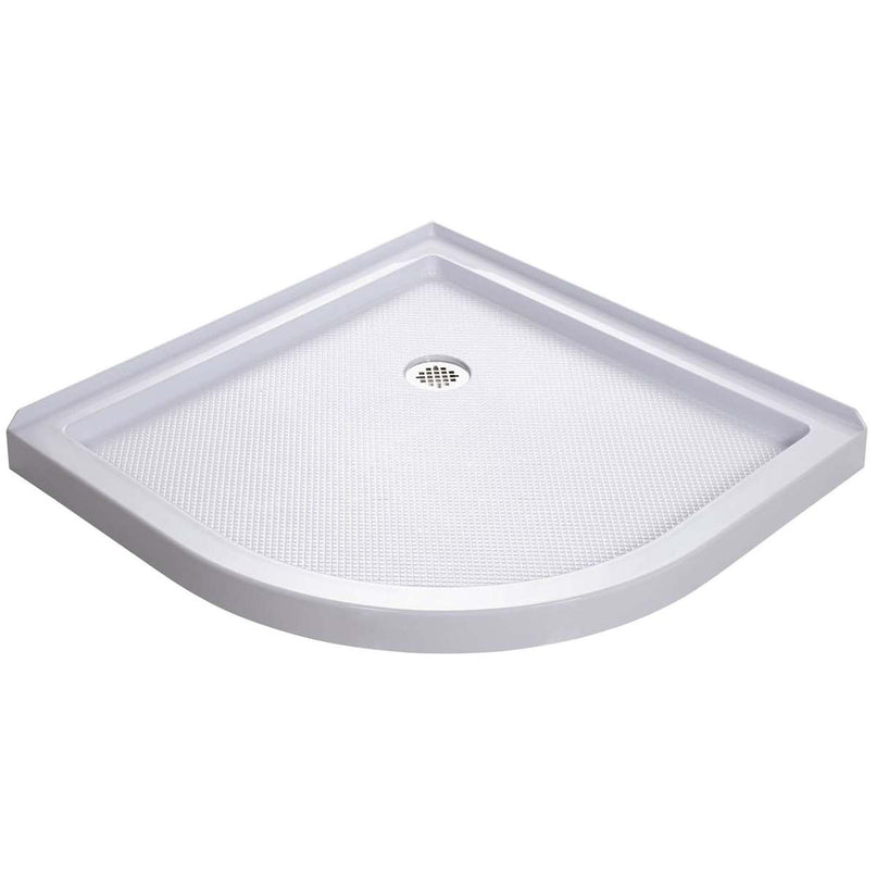 Prime 38" Wide x 76 3/4" High Semi-Frameless Frosted Glass Sliding Shower Enclosure - Includes Shower Base - image 11