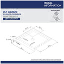 Flex 74-3/4" High x 32" Wide Pivot Framed Shower Door with Clear Glass and 32" Deep x 32" Wide Shower Base with Center Drain - image 10