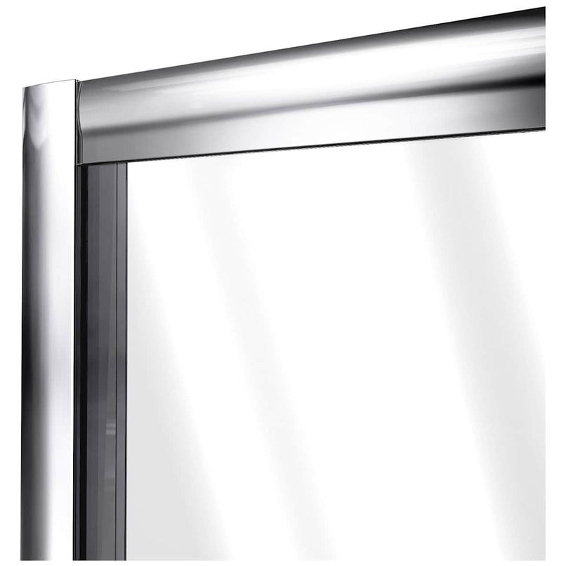 Flex 74-3/4" High x 36" Wide Pivot Framed Shower Door with Clear Glass and 36" Deep x 36" Wide Shower Base with Center Drain - image 9