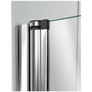 Aqua Fold 74-3/4" H x 36" W x 36" D Bi-Fold Frameless Shower Enclosure with Clear Glass and 36" x 36" Shower Base - image 5